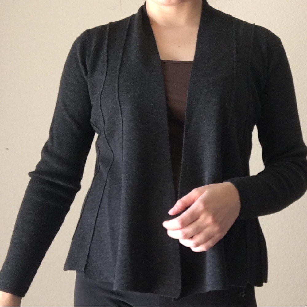Eileen Fisher Charcoal Cardigan